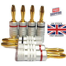 Professional banana plugs - 8x,