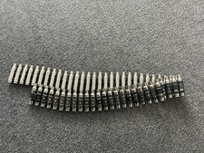 Vintage 1980s Bullet Casing Belt Attached Metal Brass Belt -32” Long, Army