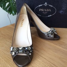 PRADA Taffetas Patent  Leather