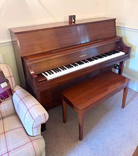 Walnut upright piano - walnut,