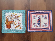 Two silk handkerchiefs