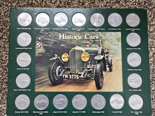 Historic cars from shell - shell, coin