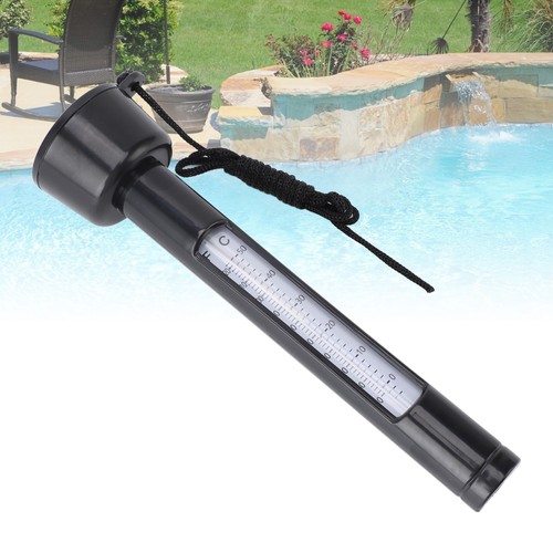 Floating pool thermometer with - floating,