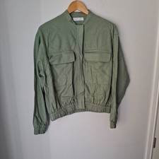 Khaki Bomber Jacket Size xs uk