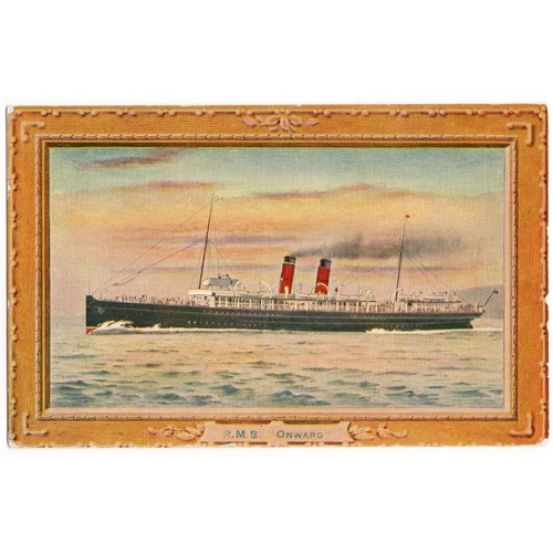Shipping rms onward postcard - shipping,