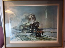 'THE FLYING SCOTSMAN', SIGNED L/E PRINT by TERENCE CUNEO