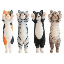 Calico Cat Tabby Cat Standing Pose Cat Plush Toys Plush Baby Pillow  Toy