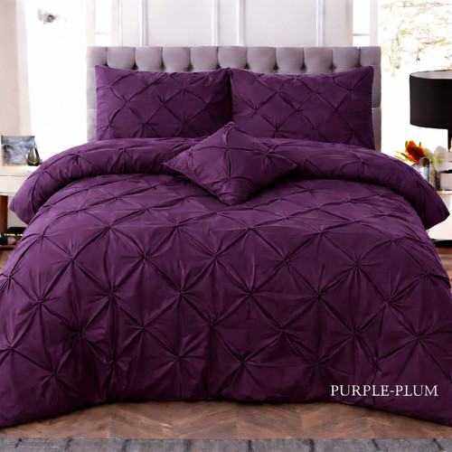 Pintuck pinch pleat duvet - pintuck,