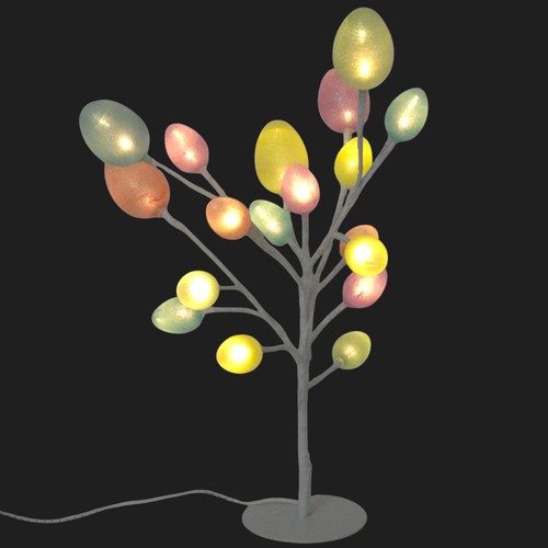 Led easter tree with - easter, eggs