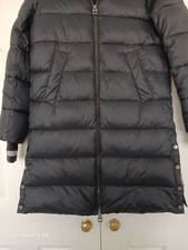 Ladies Padded Long Black Coat 