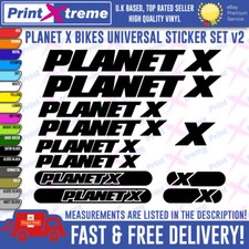 PLANET X GENERIC Vinyl Decals