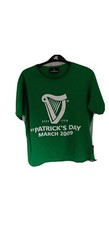 St patricks day guinness t shirt ladies 2009 M/L bar staff 36 inch 22 inch long