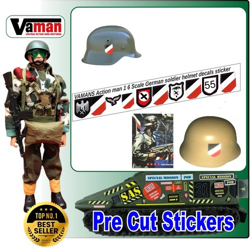 Action man stickers - action, (die