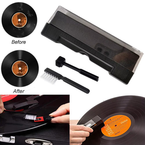 Vinyl records cleaner kit - cleaner,