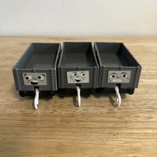 Three Grey Troublesome Trucks - Tomy Trackmaster - Thomas And Friends - B