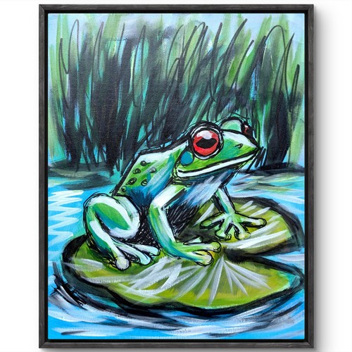 Original 14x11 folk - original,