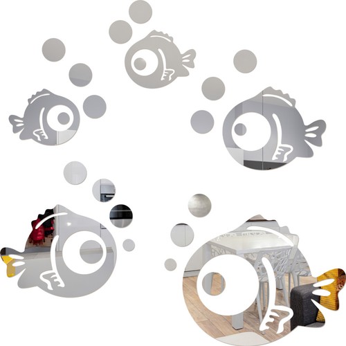 Mirror decal stickers - mirror,