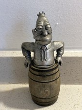 Grampa simpson pewter wine - simpson,