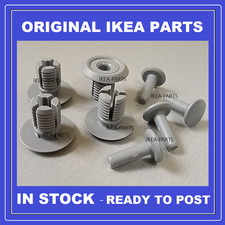 Ikea 130884 130886 BEKANT expanding plugs & pins new ORIGINAL parts x4 of each