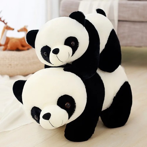 Cute panda plush toy soft - cute,