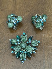 Vintage Mid-Century Green Art