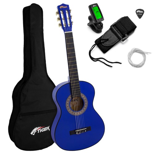Classical guitar blue 3 - guitar, 3/4