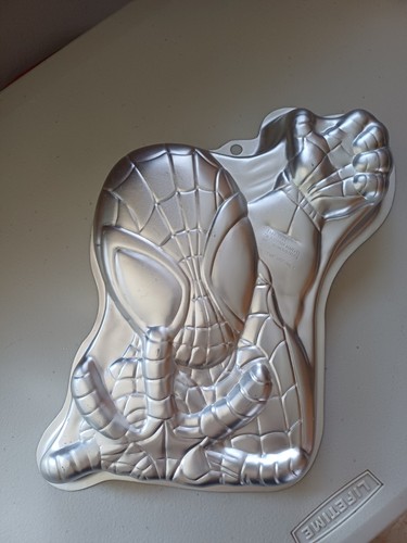 Wilton spiderman cake pan - wilton,