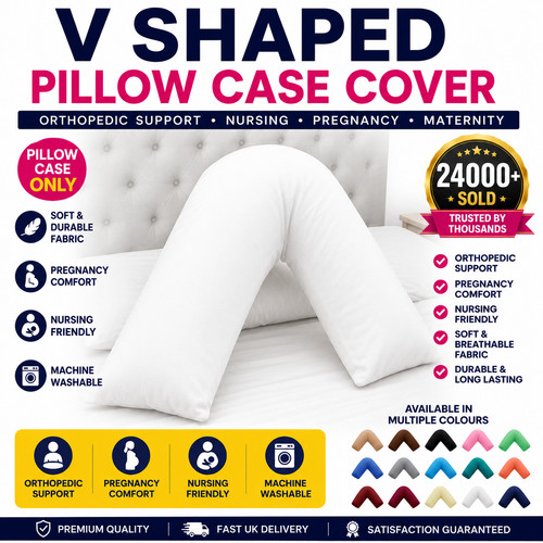 Shaped pillow case cover - case,