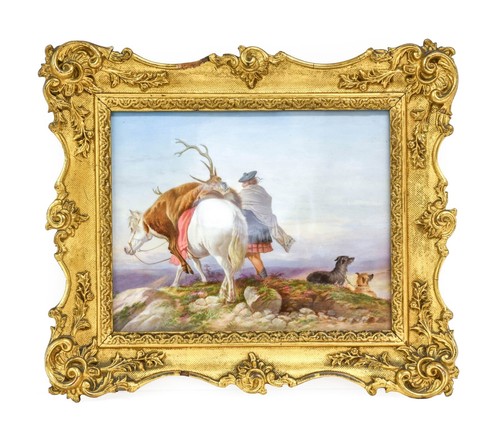 Antique porcelain plaque - antique,