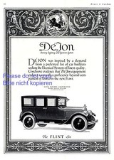 DéJon Automobiles ad 1924