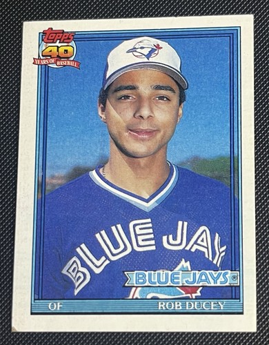 Rob ducey 1991 topps 101 - topps, #101