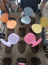 Colourful Danish style chairs