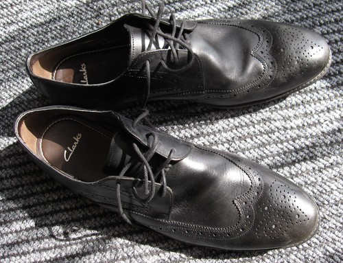 Mens clarks lace - lace-up, detailed