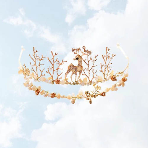 Bridal headband flower girl - bridal,