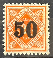 1923 German Stamp Wurttemberg