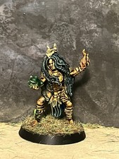 Witch doctor lizard Star Player Fantasy Football Bowl Beautifully Painted