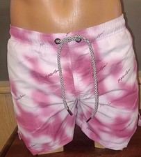 Maui & Sons Mens Pink & White