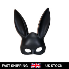 Bunny Face Mask - Rabbit Ears Fancy Dress Hen Party Halloween Costume Adult