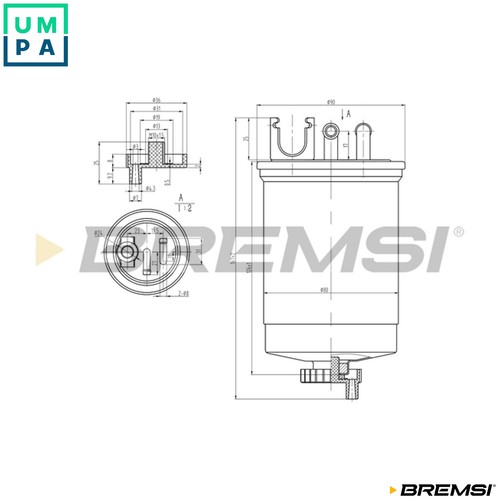 Fuel filter fe1310 for - filter, skoda