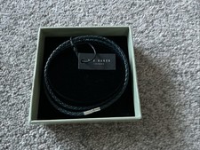 Ted Baker Woven Bracelet Navy with silver  clasp New In Box