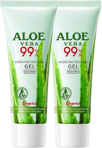 2pcs pure aloe vera gel - 2pcs, 99%