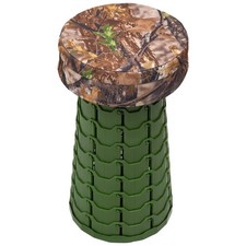 Telescopic Portable Hunting Stool, Camo Hunting/Fishing/Camping Padded Seat