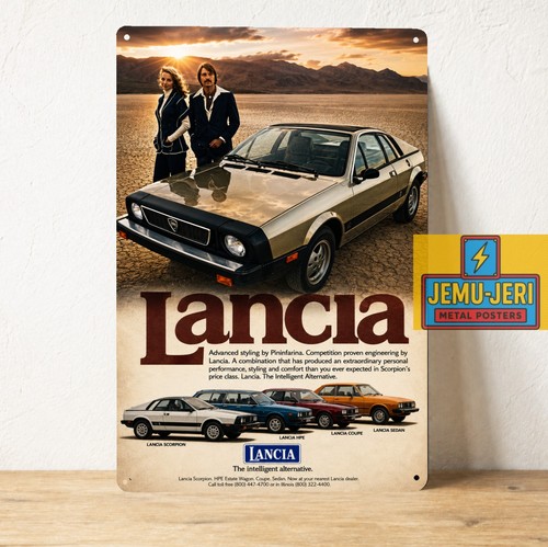 Lancia scorpion vintage metal - lancia,