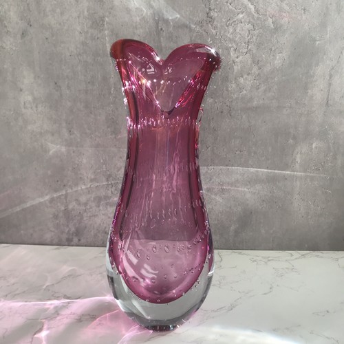 Vintage art glass - glass, vase