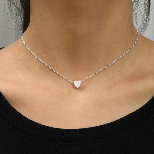 Heart pendant necklace 925 - heart,