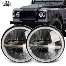 LED 7" Round Headlights Halo