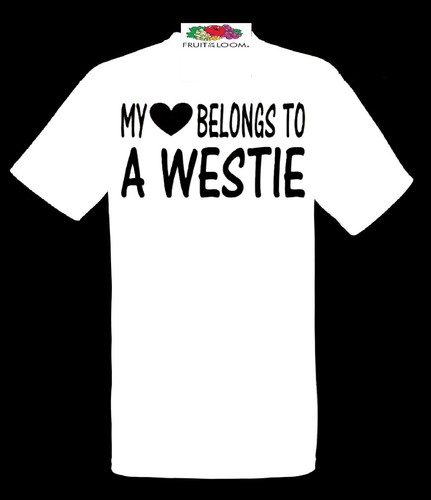 Westie dog shirt belong - dog,