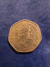 50P RARE Isle of Man 1997 TT