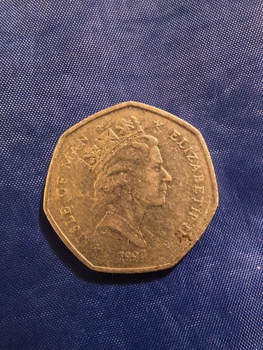 50p rare isle man 1997 - 50p, tt