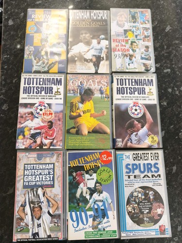 Tottenham hotspur vhs tapes - vhs,
